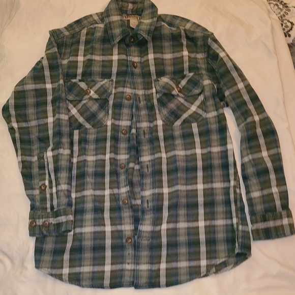 Duluth Trading Co Other - Duluth Trading Co Green and Blue Plaid Casual Button-Down Shirt